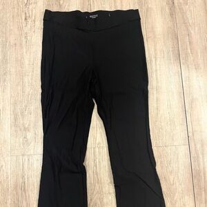 Simply Vera Mid Rise Bootcut Black Pull On Pants Large